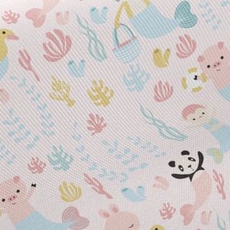 Animal Turns Into Mermaid Twill