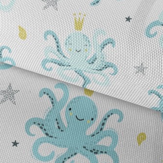 Smiley Octopus King Waterproof Oxford