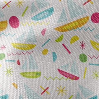 Geometric Stitching Yacht Waterproof Canvas