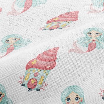 Mermaid Shell Castle Performance Linen