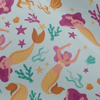 Mermaid Seaweed Starfish Chiffon
