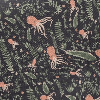 Seaweed And Octopus Twill