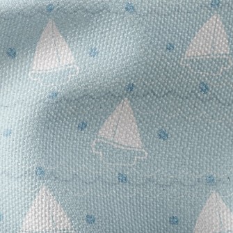 Simple Sailboat With Dots Of S Waterproof Canvas