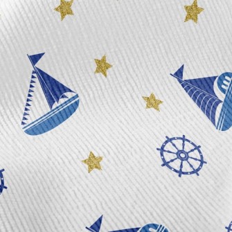 Sequin Star Sailing Ship Standard Corduroy