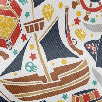 Pirate Ship Treasure Standard Corduroy