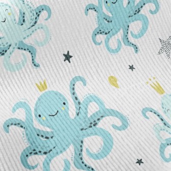 Smiley Octopus King Standard Corduroy