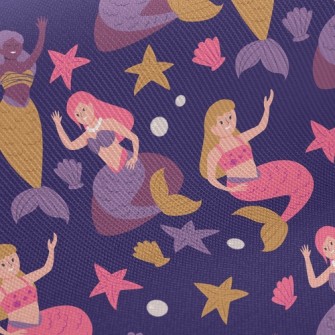 Mermaid Friends Twill
