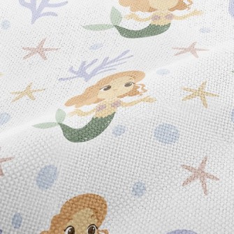 Curly Hair Mermaid Performance Linen