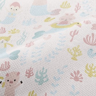 Animal Turns Into Mermaid Performance Linen