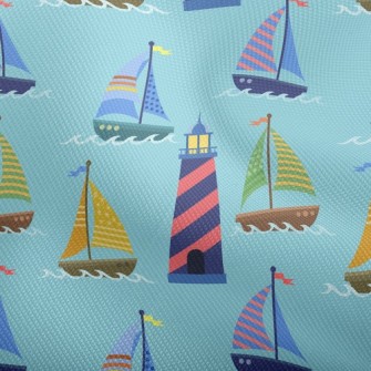 Lighthouse And Dotted Sailing  Dobby