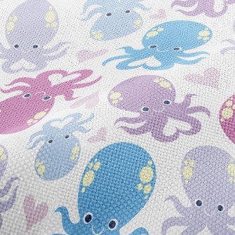 Playful Loving Octopus Performance Linen