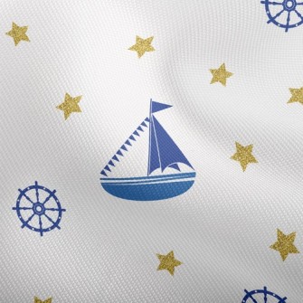 Sequin Star Sailing Ship Dobby