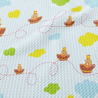 Dotted Line Sailing Cruise Shi Birdseye Piqué