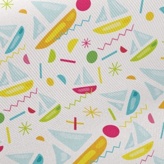 Geometric Stitching Yacht Twill