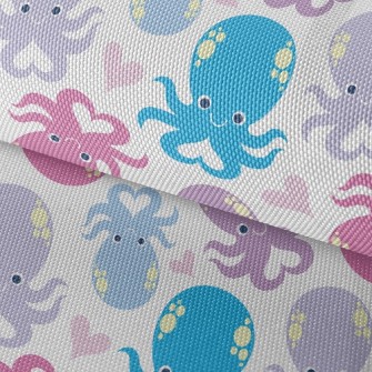 Playful Loving Octopus Waterproof Oxford