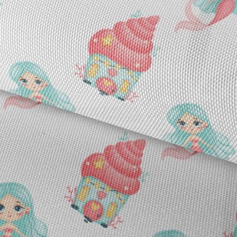 Mermaid Shell Castle Waterproof Oxford