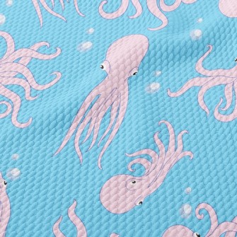 Playful Octopus Birdseye Piqué