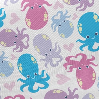 Playful Loving Octopus Twill