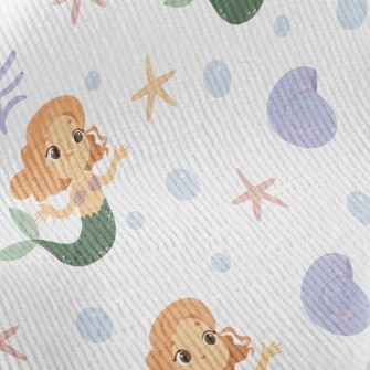 Curly Hair Mermaid Standard Corduroy