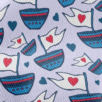 Love Flag Sailboat Standard Corduroy
