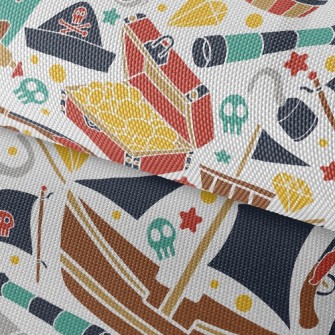 Pirate Ship Treasure Waterproof Oxford