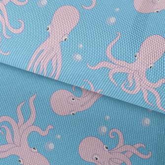 Playful Octopus Waterproof Oxford