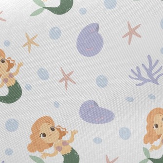 Curly Hair Mermaid Twill