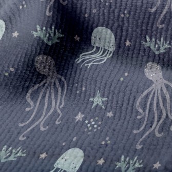 Star Jellyfish And Octopus Terry