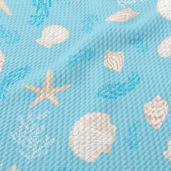 Starfish Shellfish Seaweed Birdseye Piqué