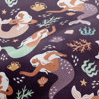 Dancing Mermaid In The Sea Performance Linen