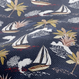 Sailing Ship Drifting Performance Linen