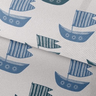 Cartoon Striped Boat Waterproof Oxford