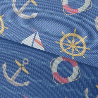 Ship Rudder Anchor Lifebuoy Waterproof Oxford
