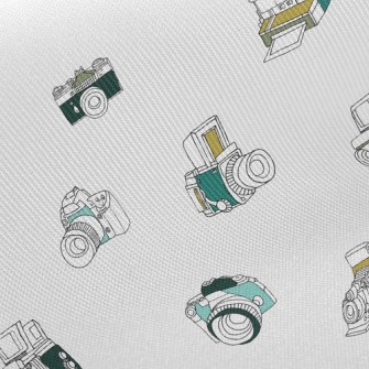 Vintage Photography Camera Twill