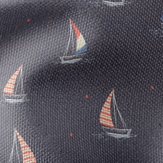 Night Sky Sailing Boat Sailing Waterproof Canvas