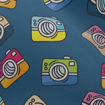 Cartoon Colorful Camera Chiffon