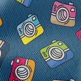Cartoon Colorful Camera Standard Corduroy
