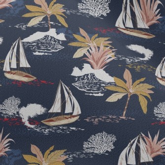 Sailing Ship Drifting Chiffon