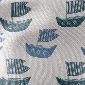 Cartoon Striped Boat Waterproof Canvas