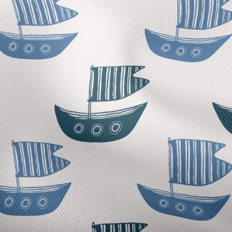 Cartoon Striped Boat Dobby