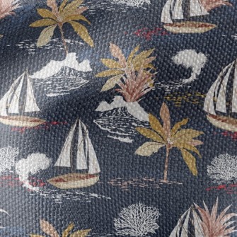 Sailing Ship Drifting Waterproof Canvas