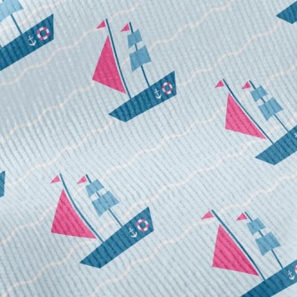 Nautical Sailing Ship Standard Corduroy