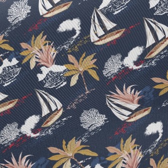 Sailing Ship Drifting Twill