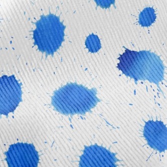 Drop-shaped Watercolor Dots Standard Corduroy