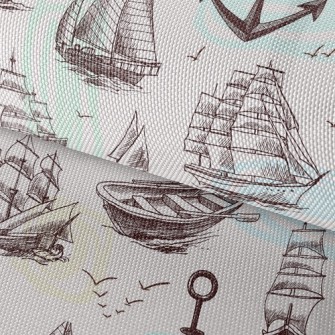 Sailing Wooden Boat Waterproof Oxford
