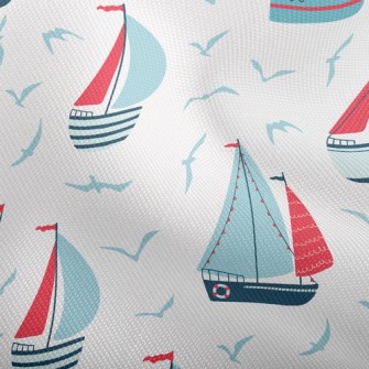 Seagull And Sailboat Dobby
