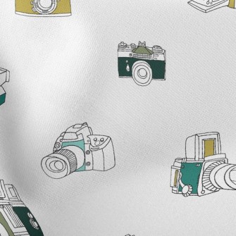 Vintage Photography Camera Stretch Ponte