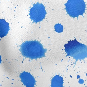 Drop-shaped Watercolor Dots Stretch Ponte