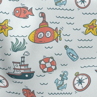 Message In A Bottle Compass Sh Stretch Ponte