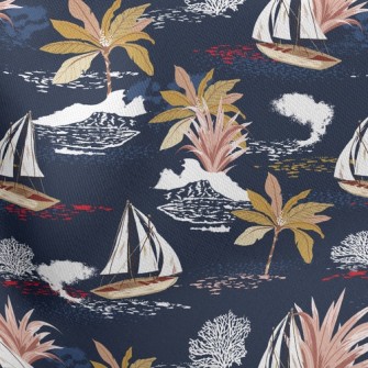 Sailing Ship Drifting Stretch Ponte